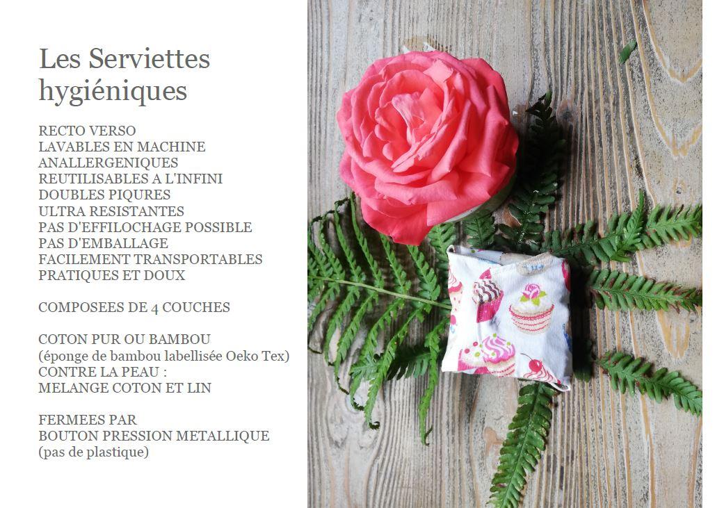 Serviettes hygieniques fifi au jardin maison i2