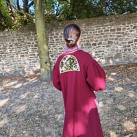 Veste prune laine velours edition figue maison fifi au jardin i0